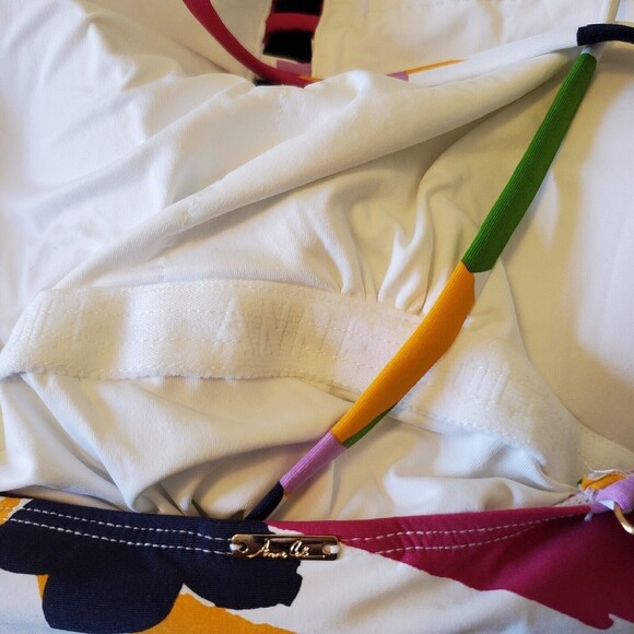 Anne Cole‎ Women's High Neck Tankini Swim Top Colorful Size Small X Back Straps - Picture 11 of 14